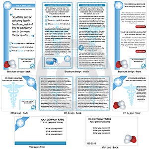 Medical stationary template