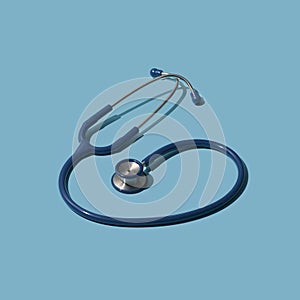 Medical stethoscope for auscultation photo