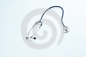 Medical stethoscope. isolated on a white background