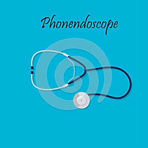 Medical stethoscope or phonendoscope