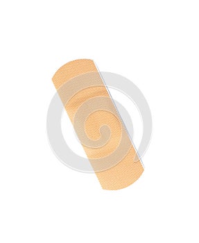 Medical sticking plaster isolated. First aid item