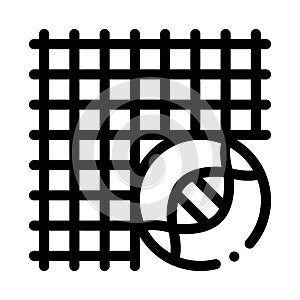 Medical Surgical Mesh Biomaterial Vector Icon