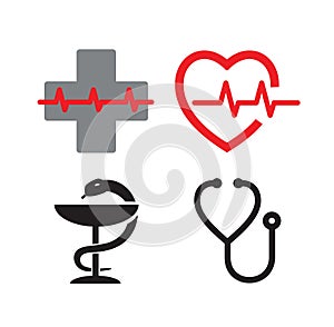 Medical symbol icons
