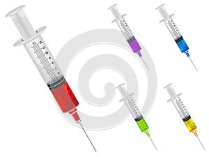 Medical Syringe Icons
