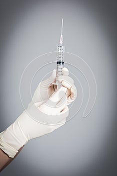 Medical syringe and needle