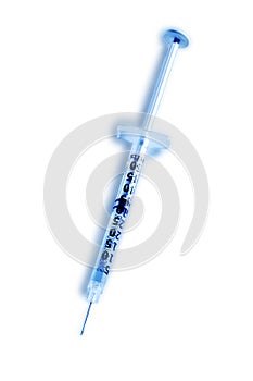 Medical Syringe Needle Isolated