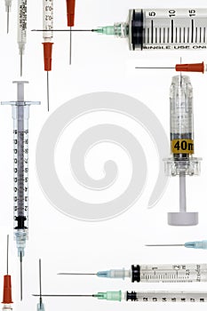Medical - Syringes - Space for Text