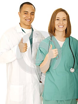 Medical Team Give OK Sign