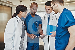 Medical team having a meeting