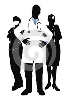 Medical team illustration