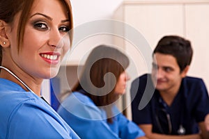 Medical teanwork concept