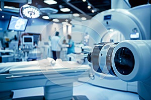 Medical Technology, Showcase cutting-edge medical equipment, MRI, machines, robotic surgical systems photo