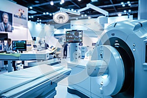 Medical Technology, Showcase cutting-edge medical equipment, MRI, machines, robotic surgical systems photo