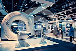 Medical Technology, Showcase cutting-edge medical equipment, MRI, machines, robotic surgical systems photo