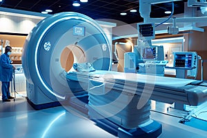 Medical Technology, Showcase cutting-edge medical equipment, MRI, machines, robotic surgical systems