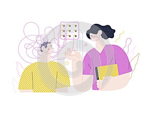 Medical tests illustration - EEG