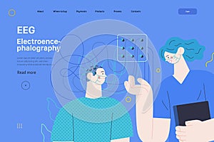 Medical tests illustration - EEG