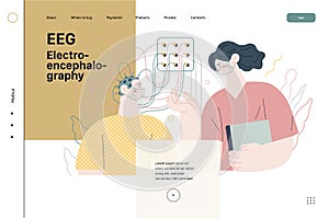Medical tests illustration - EEG