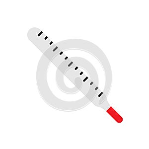 Medical thermometer icon vector. Temperature illustration sign. Cold symbol or logo.