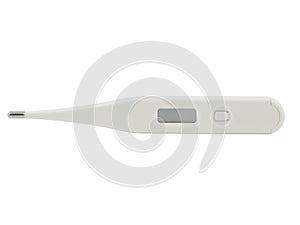 Medical thermometer isolated on white background.