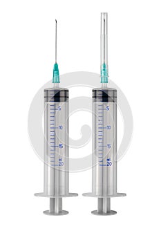 Medical three-component syringe twenty milliliters