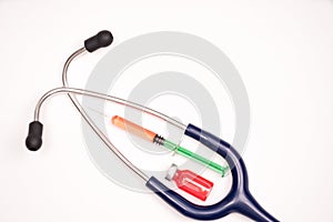 Medical tool or medical equipment,stethoscope,syringe