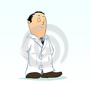 Medical toons - Doctor posing