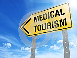 Medical tourism sign