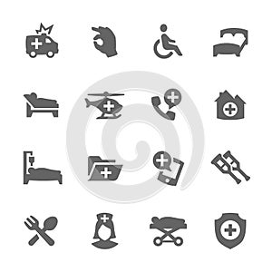 Medical Transportation Icons