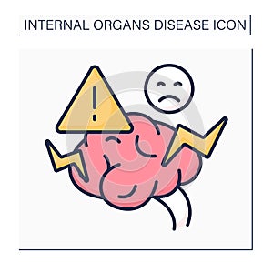 Medical treatment color icon photo