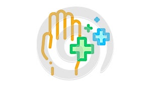 medical treatment Icon Animation