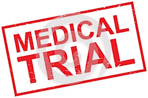 Medical trial stamp