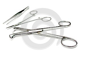 Medical umbilical cord scissor and Medical artery clamp scissor with surgical forceps