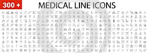 Medical Vector Icons Set.