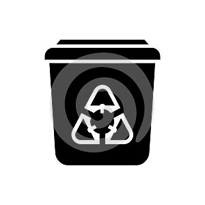 Medical waste disposal icon