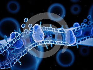 A cell membrane photo