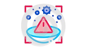 medically unsafe lens Icon Animation