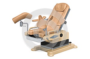 Medicals Gynecological Examination Chair, 3D rendering
