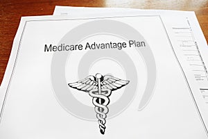 Medicare Advantage Healthcare document photo