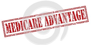 Medicare advantage red stamp