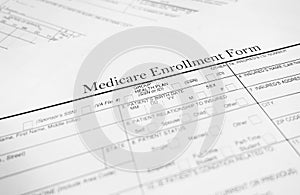 Medicare form photo