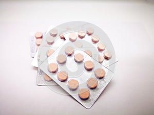 Medication, healthcare and sexual transmitted disease concept. F photo