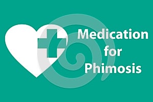 Medication for Phimosis on blue