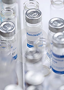 Medication prepared for people affected by Covid-19, Remdesivir is a selective antiviral prophylactic against virus that is photo