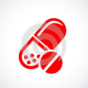 Medication vector icon