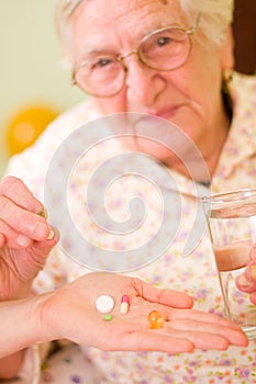 Medications for an old woman