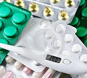 Medications on the table