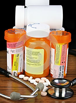 Medications with warning labels