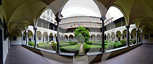 Medici chapel in Florence - interior courtyard