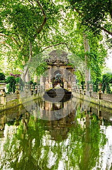 The Medici Fountain, Paris, France photo